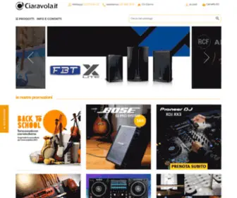 Ciaravola.it(Ciaravola Strumenti Musicali Vendita strumenti musicali) Screenshot