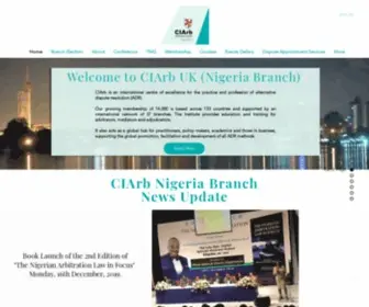 Ciarbnigeria.org(CIArb Nigeria Branch) Screenshot