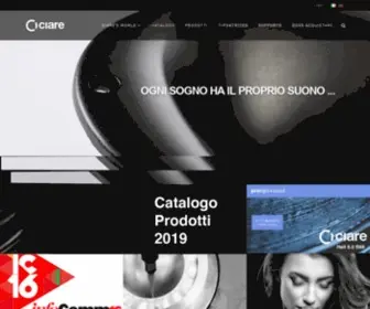 Ciare.com(Italian Speakers) Screenshot