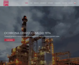 Cias.com.pl(CIAS Elettronica Home) Screenshot