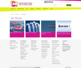 Cias.org(Toronto Air Show) Screenshot