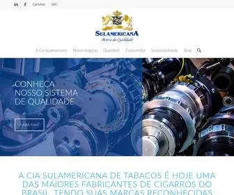 Ciasulamericana.com.br(Cia Sulamericana de Tabacos) Screenshot