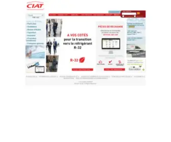 Ciat.com(The expertise of an european leader in air conditioning) Screenshot