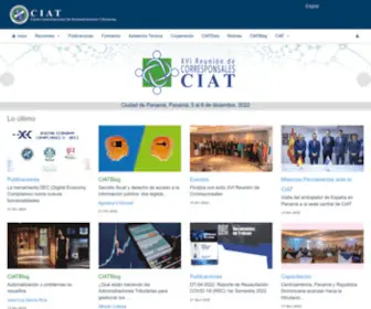 Ciat.org(Centro Interamericano de Administraciones Tributarias) Screenshot