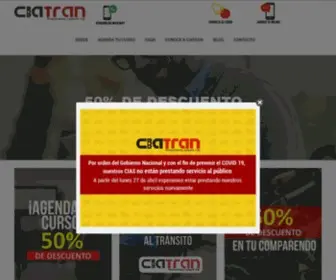 Ciatran.com.co(Cursos para descuento de en el comparendo) Screenshot