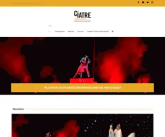 Ciatre.com(Inici) Screenshot