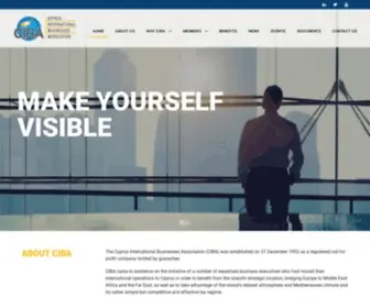 Ciba-CY.org(Cyprus International Businesses Association) Screenshot