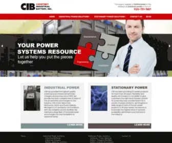 Cibattery.com(Courtney Industrial Batteries) Screenshot