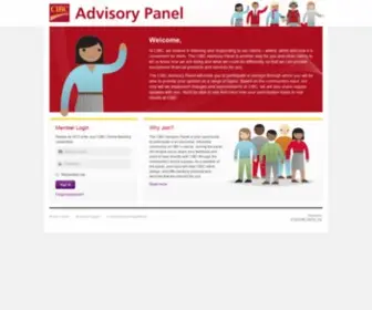 Cibcadvisorypanel.com(CIBC Advisory Panel) Screenshot