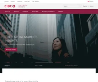 Cibccm.com(CIBC Capital Markets) Screenshot