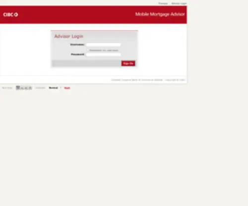 Cibcmortgageadvisor.com(Cibcmortgageadvisor) Screenshot