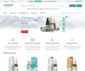 Cibdol.com(High-Quality CBD and Natural Wellness Products) Screenshot