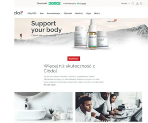 Cibdol.pl(Wysokiej jakości produkty cbd i naturalne produkty wellness) Screenshot
