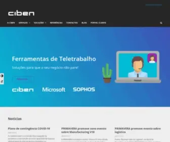 Ciben.pt(CIBEN IT and Business Solutions) Screenshot