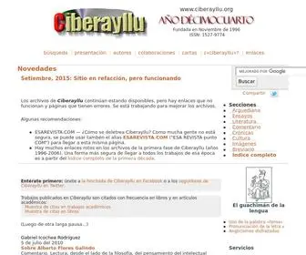 Ciberayllu.org(Literatura) Screenshot