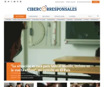 Cibercorresponsales.org(Red social de jóvenes periodistas) Screenshot