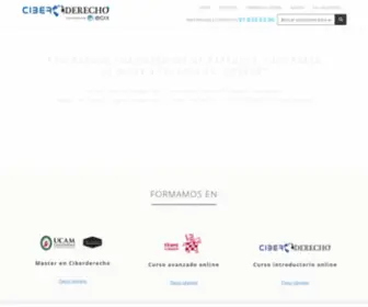 Ciberderecho.com(Protegemos tu libertad en Internet) Screenshot