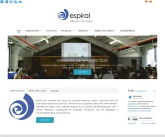 Ciberespiral.org(Inici) Screenshot