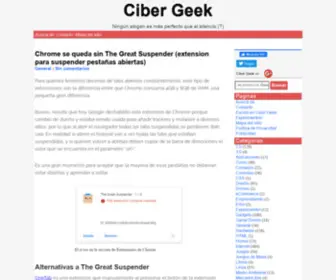 Cibergeek.com(Ciber Geek) Screenshot