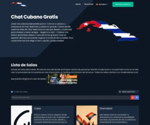 Ciberluna.com(Chat Cubano Gratis) Screenshot