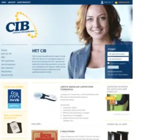 Cib.nl(Het CIB levert al sinds 1937 met veel succes totaaloplossingen voor de kantooromgeving en) Screenshot