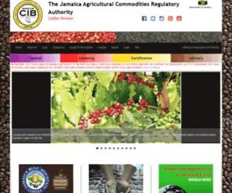 Ciboj.org(The Coffee Industry Board of Jamaica) Screenshot