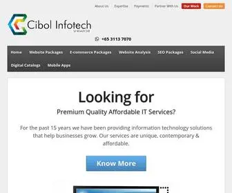 Cibol.com(Website Design) Screenshot