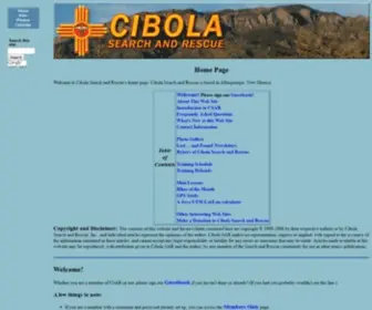 Cibolasar.org(Cibola Search and Rescue) Screenshot