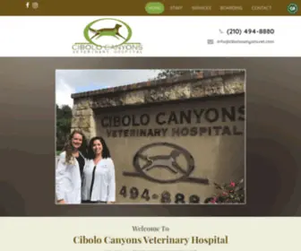 Cibolocanyonsvet.com(Cibolo Canyons Veterinary Hospital) Screenshot