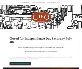 Cibopdx.com(Cibo PDX) Screenshot