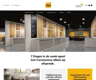 Cibovloeren.nl(Cibo Vloeren Breda) Screenshot