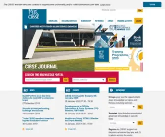 Cibse.org(The Chartered Institution of Building Services Engineers (CIBSE)) Screenshot