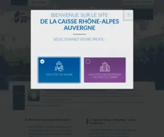 Cibtp-Raa.fr(Caisse de rhône) Screenshot