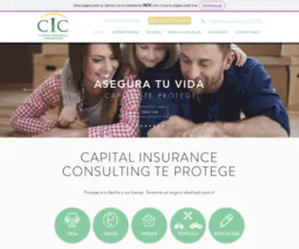 Cic-Colombia.com(Capital Insurance Consulting) Screenshot