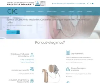 Cic-Diamante.com.ar(Centro de Implantes Cocleares Prof) Screenshot