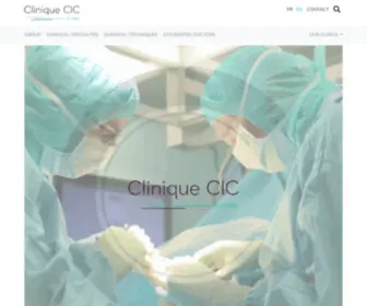 Cic-Groupesante.ch(L'expertise à visage humain) Screenshot