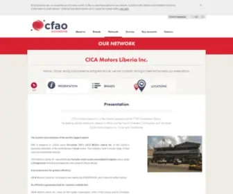 Cica-Motors-Liberia.com(Advice choice strong local presence and great service) Screenshot