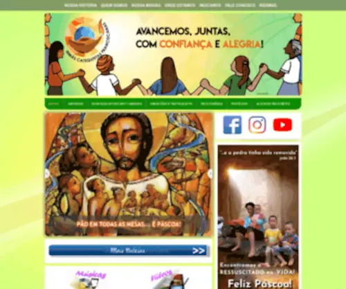 Cicaf.org(Congregação das Irmãs Catequistas Franciscanas) Screenshot