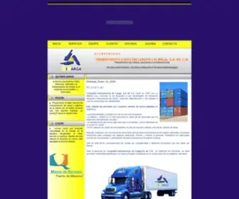 Cicarga.com(Transporte Logistica Mexico) Screenshot