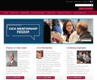 CicaWorld.com(The Captive Insurance Companies Association) Screenshot