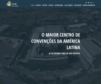 Cicb.com.br(CICB CENTRO INTERNACIONAL DE CONVENÇÕES DO BRASIL) Screenshot
