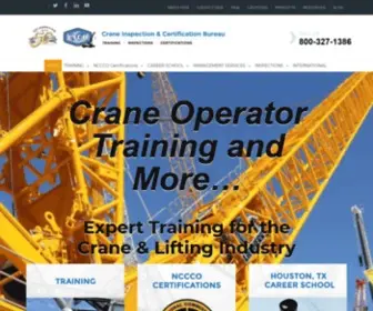 Cicb.com(Crane Operator Training and NCCCO Certifications) Screenshot