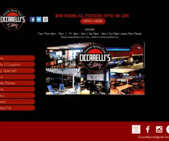 Ciccarellis-22-Sportsbar.com(Ciccarelli sports bar) Screenshot