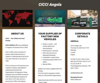 Cicciang.com(Cicci angola about us cicci  ) Screenshot