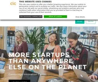 Cic.com(Coworking, Flexible Office and Lab Spaces for Innovators) Screenshot