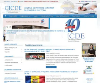 CiCDe.md(Centrul de Instruire Continuă în Domeniul Electoral) Screenshot