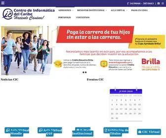 Cic.edu.co(Centro de Informatica del caribe) Screenshot