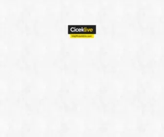 Ciceklive.com(Çiçekçi sitesi) Screenshot