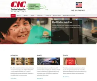 Cicems.com(Electronic Manufacturing Services) Screenshot