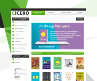 Cicerokonyvstudio.hu(Ciceró) Screenshot